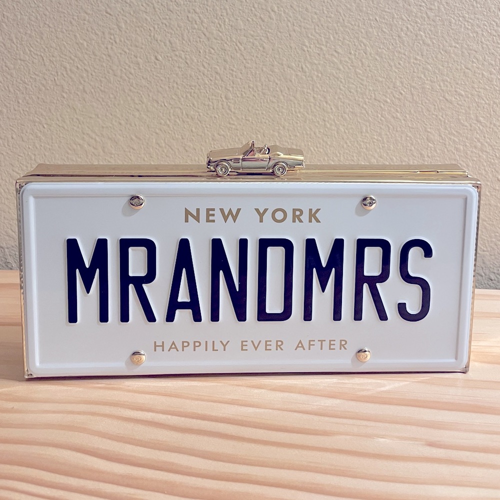 Kate spade Mr. & Mrs. clutch, wedding
